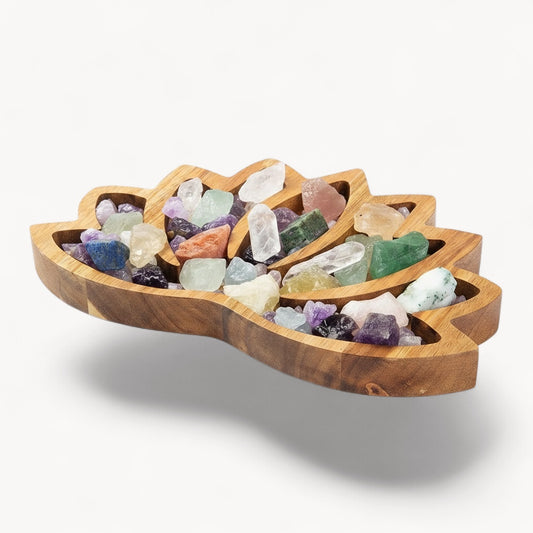 Plateau Lotus en bois