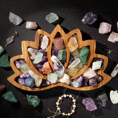 Plateau Lotus en bois